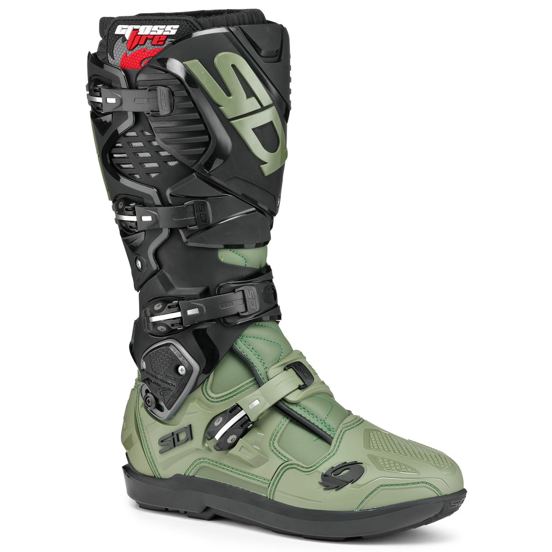 Sidi Crossfire 3 SRS Boots Army/Black