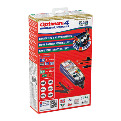 Tecmate OptiMate 4 Quad Program Premium Edition